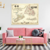 Nova Scotia en Newfoundland Canvas Afdruk (Insitu (Woonkamer))