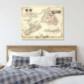 Nova Scotia en Newfoundland Canvas Afdruk (Insitu (Slaapkamer))