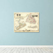 Nova Scotia en Newfoundland Canvas Afdruk (Insitu (Houten vloer))