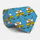 Nova Scotia Flag Hockey Stropdas (Opgerold)