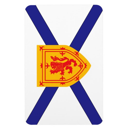 NOVA SCOTIA Flag Magneet (Verticaal)