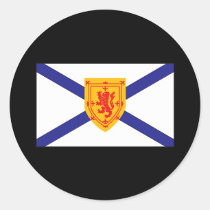 NOVA SCOTIA FLAG RONDE STICKER
