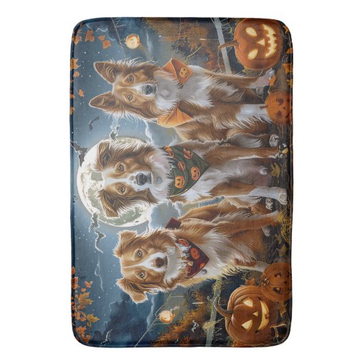 Nova Scotia Halloween Spooky Badmat (Voorkant Verticaal)