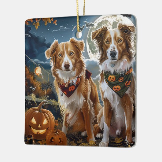 Nova Scotia Halloween Spooky Keramisch Ornament (Links)