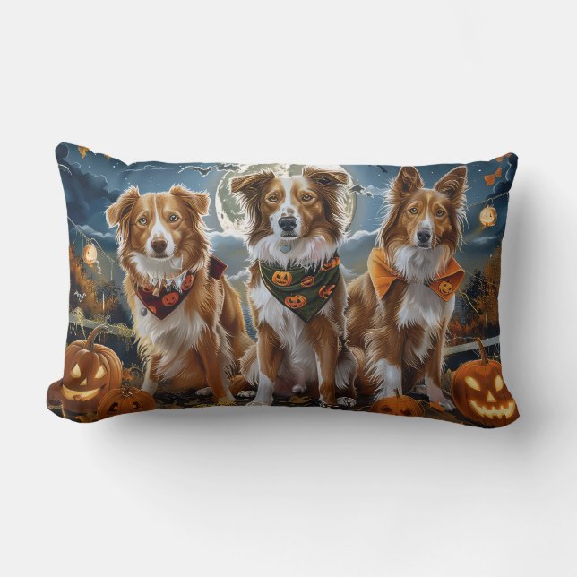 Nova Scotia Halloween Spooky Kussen (Voorkant)