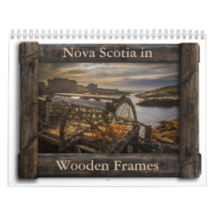 Nova Scotia in Wooden Lijsten Kalender