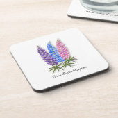 Nova Scotia Lupines Bier Onderzetter (Linkerzijde)