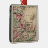 Nova Scotia, New Brunswick, Map van Mitchell Metalen Ornament (Rechts)