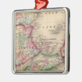 Nova Scotia, New Brunswick, Map van Mitchell Metalen Ornament (Links)