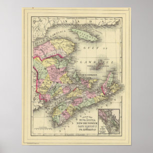 Nova Scotia, New Brunswick, PE Edward's ID Poster
