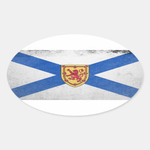 Nova Scotia Ovale Sticker