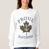 Nova Scotia Proud Bluenoser ankerblad Trui (Voorkant)