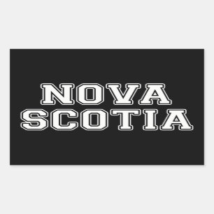 Nova Scotia Rechthoekige Sticker