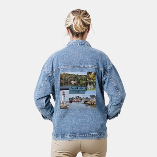 Nova Scotia reisposter, Denim Jacket (Model)