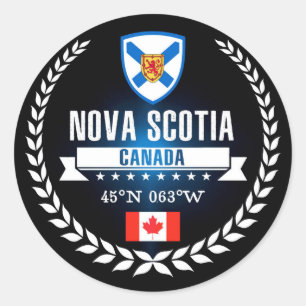 Nova Scotia Ronde Sticker