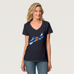 Nova Scotia shirt Halifax shirt Nova scotia-kaart