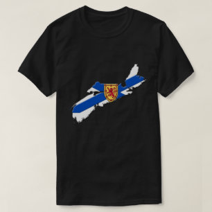 Nova Scotia shirt Halifax shirt Nova scotia-kaart