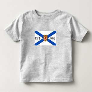 Nova Scotia shirt nova scotia flag 902 Editable