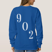 Nova Scotia T-Shirt Nova Scotian 902 halifax roze (Achterkant)