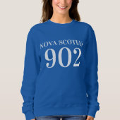 Nova Scotia T-Shirt Nova Scotian 902 halifax roze (Voorkant)