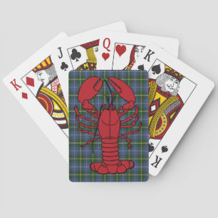 Nova Scotia Tartan Lobster speelkaarten