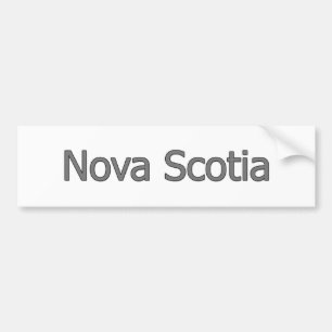 Nova Scotia tekst Bumpersticker
