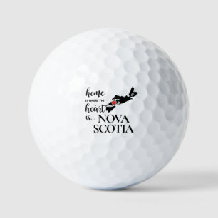Nova Scotia thuis is waar het hart... Golfballen