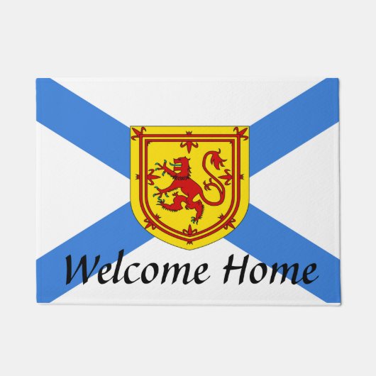 Nova Scotia Welkom thuis Mat Canada Mat Dedoor Mat (Voorkant)