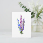 Nova Sotia Lupines Briefkaart (Staand voorkant)