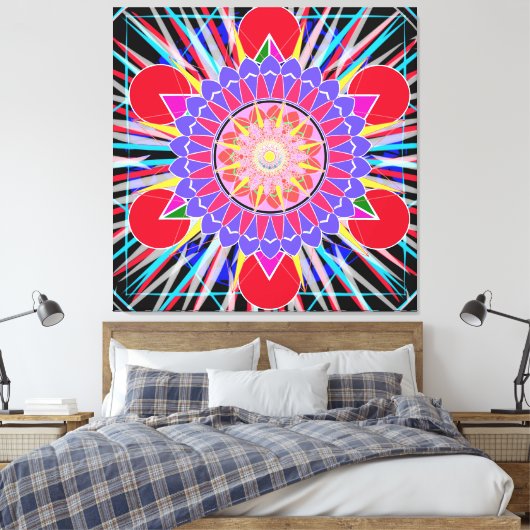 Nova ster canvas afdruk (Insitu (Slaapkamer))