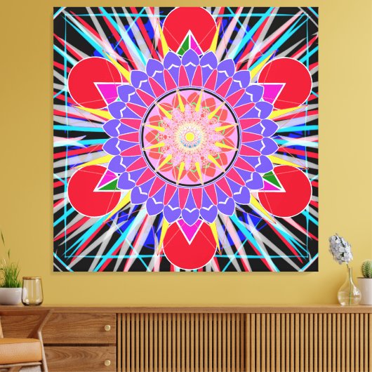 Nova ster canvas afdruk (Insitu (Woonkamer))