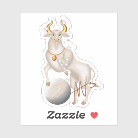 Nova Taurus Venus Zodiac Sticker (Vel)