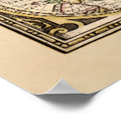 Nova Totius Terrarum Orbis Tabula (F. de Wit) Poster (Hoek)