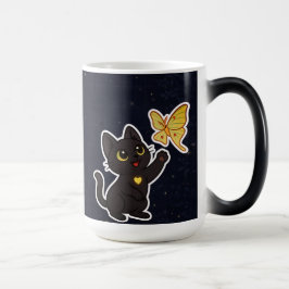 #NovaCatAdventures and Lunar Moth Frolics Mug Magische Mok