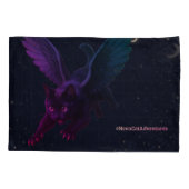 #NovaCatAdventures – Winged v2 pillowcase Kussensloop (Achterkant)