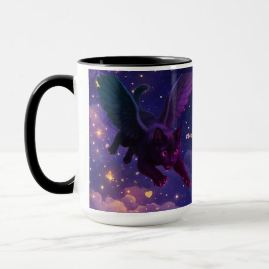#NovaCatAdventures winged v3 mug Mok (Links)