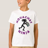 Novachat Ninja badine le T-shirt (Devant)