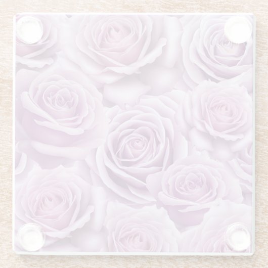Novalis Roos Blooming Onderzetter Glazen Onderzetter (Achterkant)