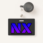 Novarix Schlüsselanhänger Badge (Voorkant met intrekbare)