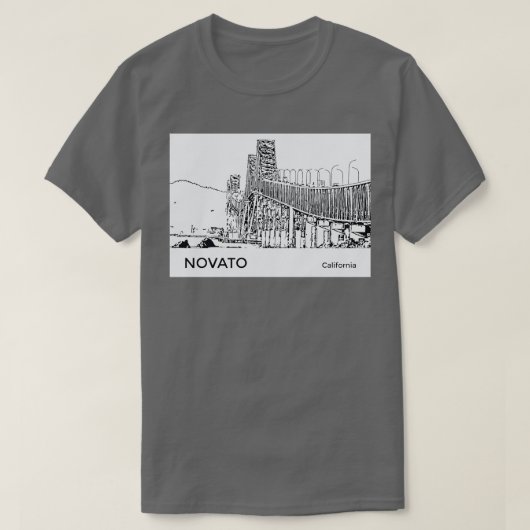 Novato California TShirt (Design devant)