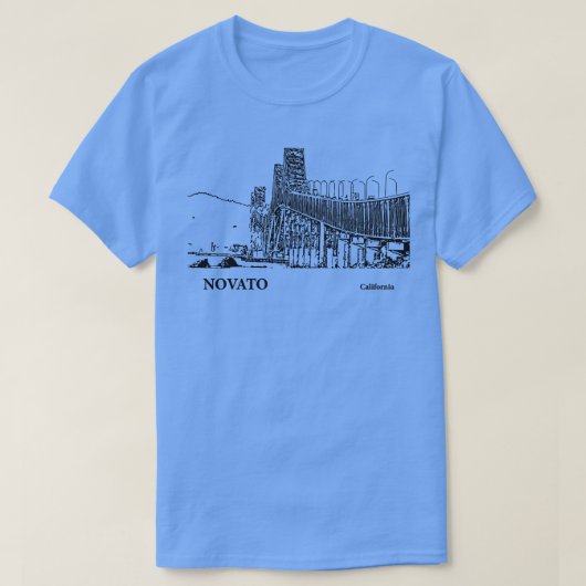 Novato California TShirt 3 (Design devant)
