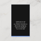 Novellist Visitekaartje Monogram Block (Achterkant)