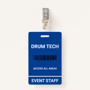 Novelty Back Stage Pass ID-badge Badge