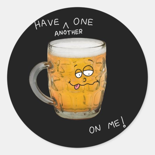 Novelty Beer Monster sticker (Voorkant)