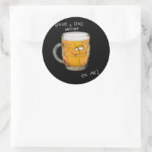 Novelty Beer Monster sticker (Tas)