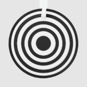 Novelty Black and White Bullseyes Cercles (dos)