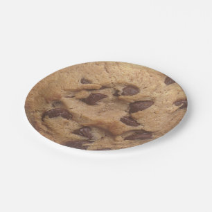 Novelty Chocolate Chip Cookie Papieren Bordje