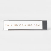 Novelty Funny Desk Nom Plaque (Devant)
