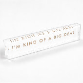 Novelty Funny Desk Nom Plaque
