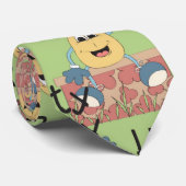 Novelty Humpty Dumpty Silky Mannen Stropdas (Opgerold)